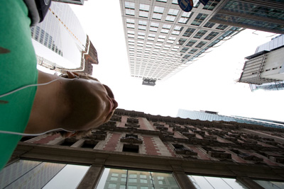 Marcus and skyscrapers in NYC